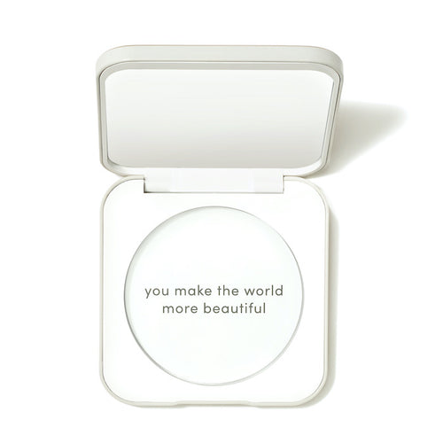 Refillable Compact White